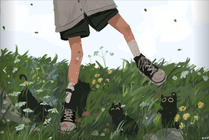 cats! | digital; painttool sai